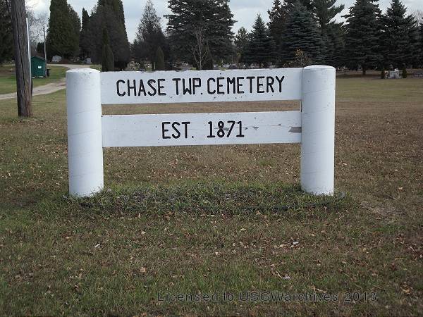 Chase Township Cemetery Sign