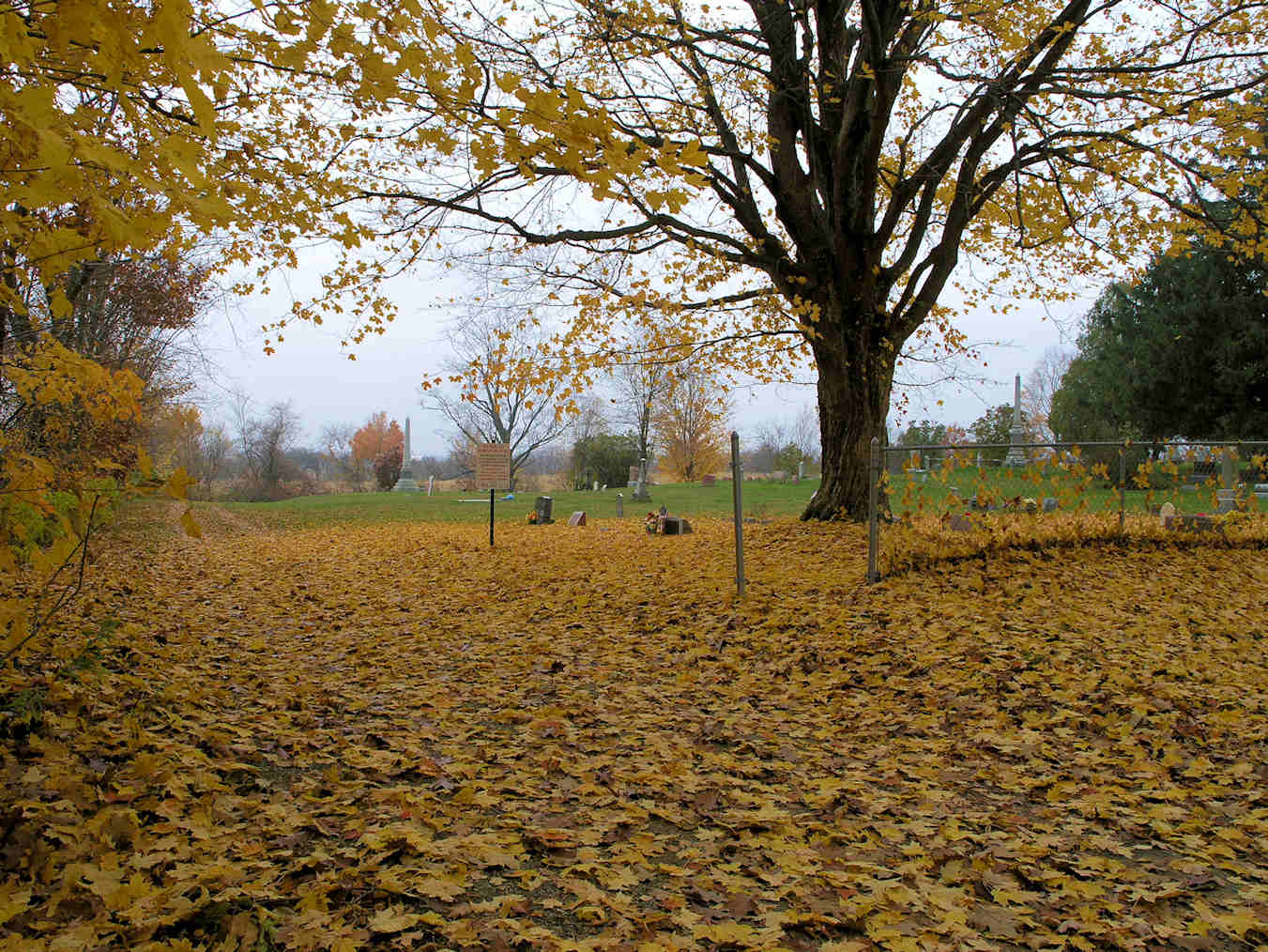North Branch-Burlington Cemetery entrance