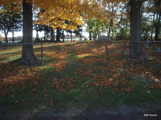 Green Oak Cemetery Entrance