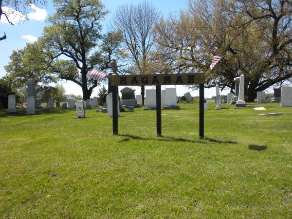 Hagaman Cemetery Sign