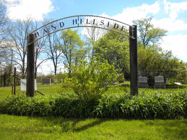 Hand Hillside Cemetery Entrance