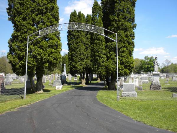 North Rome Cemetery Entrance