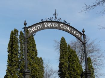 South Dover Cemetery Entrance