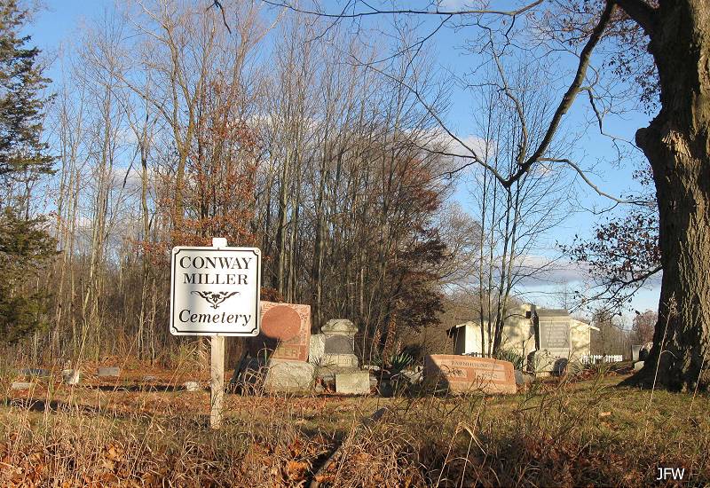 Conway-Miller Cemetery sign