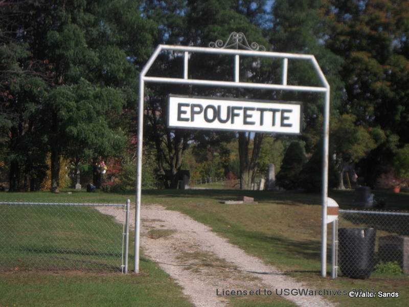 Epoufette Cemetery Entrance