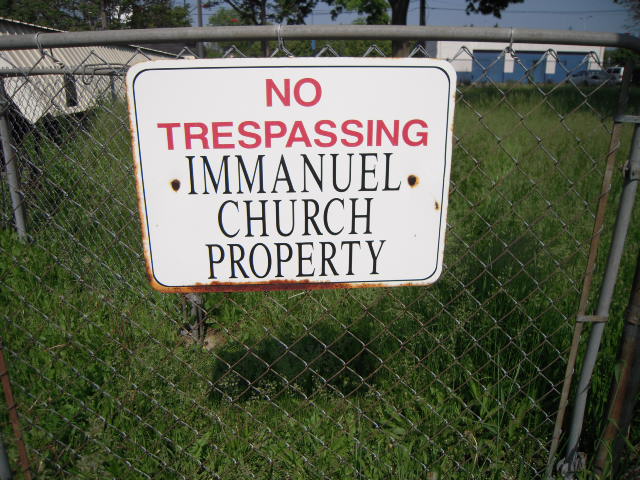 Immanuel Methodist Cemetery Sign