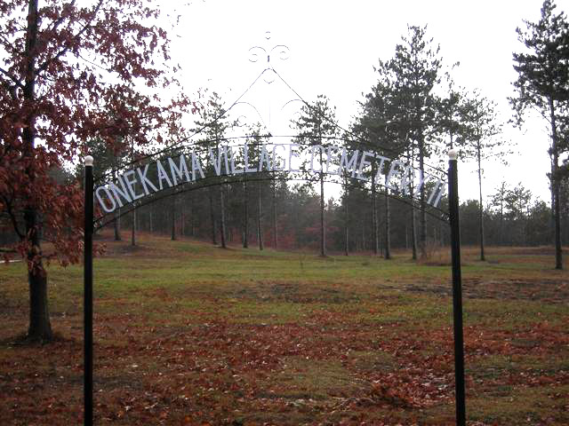 Onekama Village II Cemetery Entrance