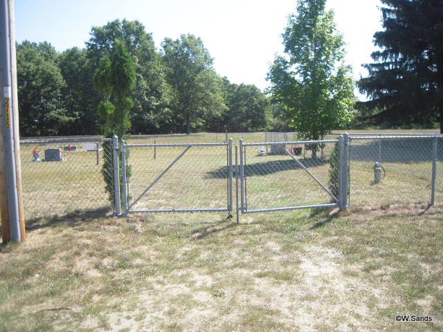Old Stronach Cemetery entrance