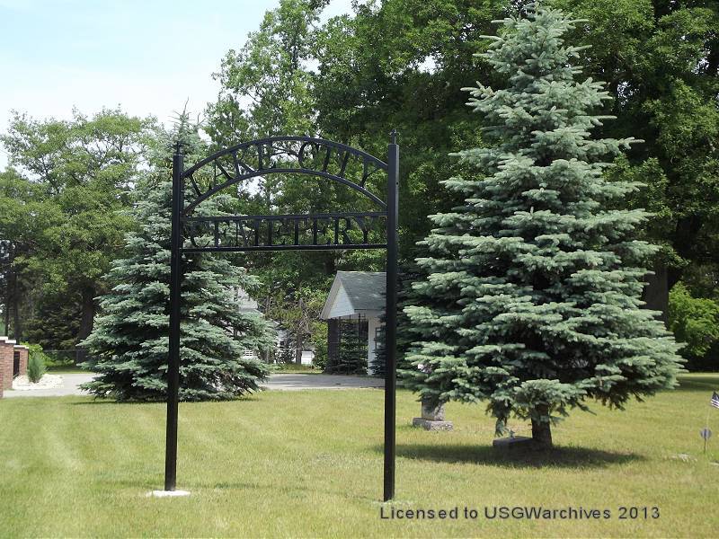 Lake City East Cemetery sign