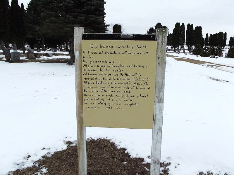 McBride  - Day Township Cemetery sign