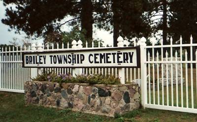 Briley Township Cemetery sign