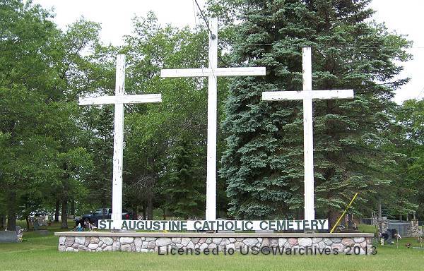 St. Augustine Catholic Cemetery sign