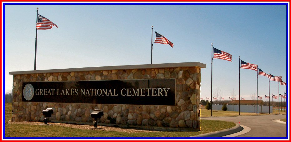 Great Lakes National Cemetery Entrance