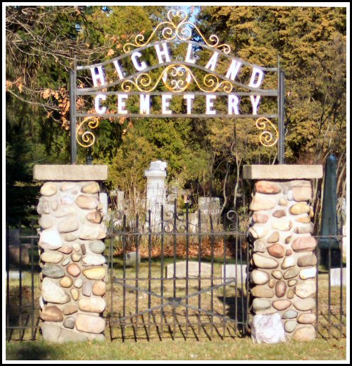 Highland Cemetery Entrance