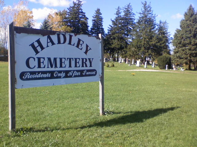 Hadley Cemetery Entrance