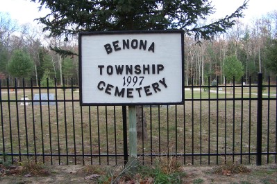 Evergreen Cemetery Sign-North Section