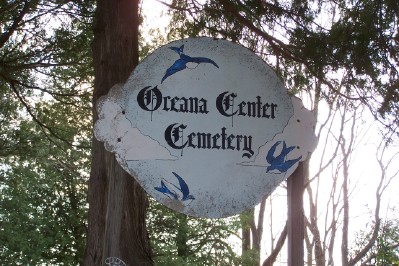 Oceana Center Cemetery sign