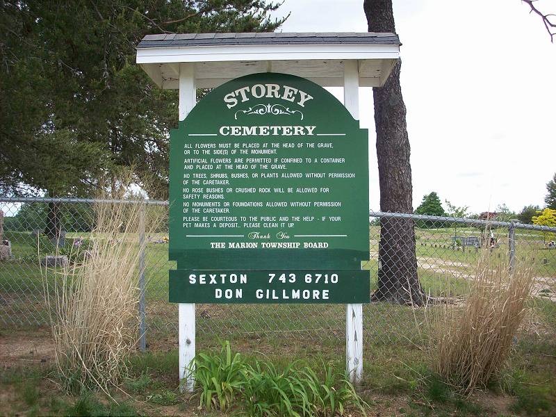 Storey Cemetery Entrance