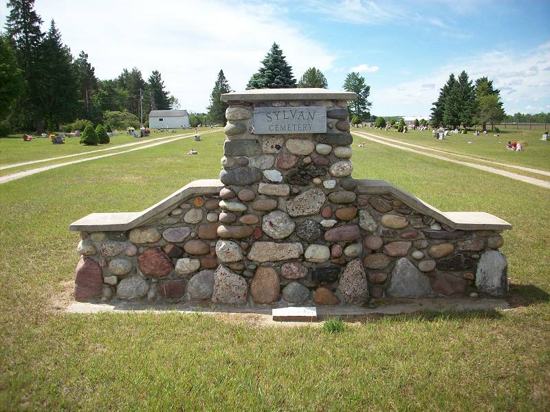 Sylvan Township Cemetery sign