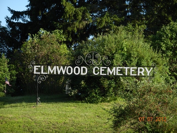 Elmwood Cemetery Sign