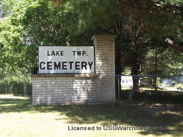 Lake Township Cemetery Sign