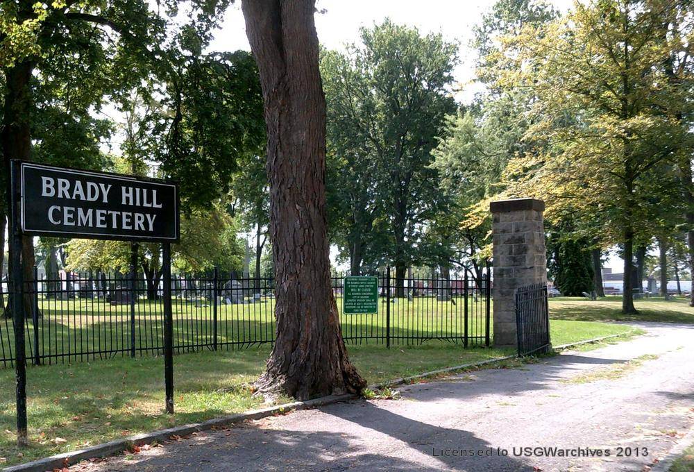 Brady Hill Cemetery Entrance