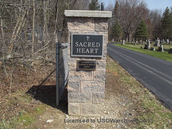 Sacred Heart Cemetery Entrance
