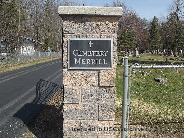Sacred Heart Cemetery Entrance