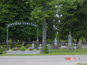 Sanilac Cemetery Sign