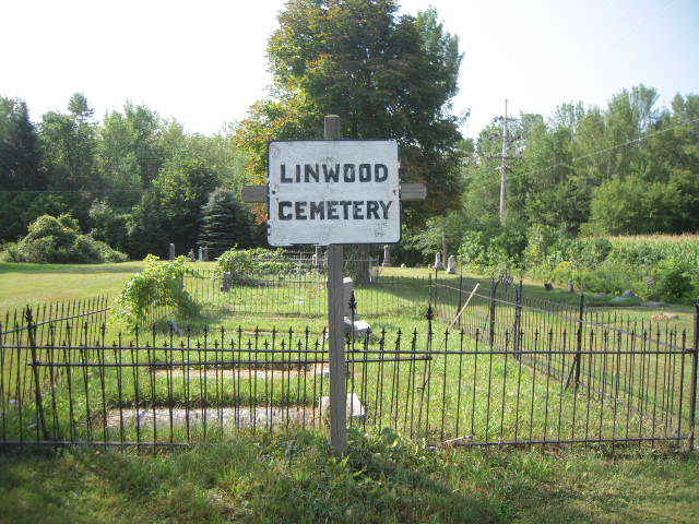 Linwood Cemetery Sign