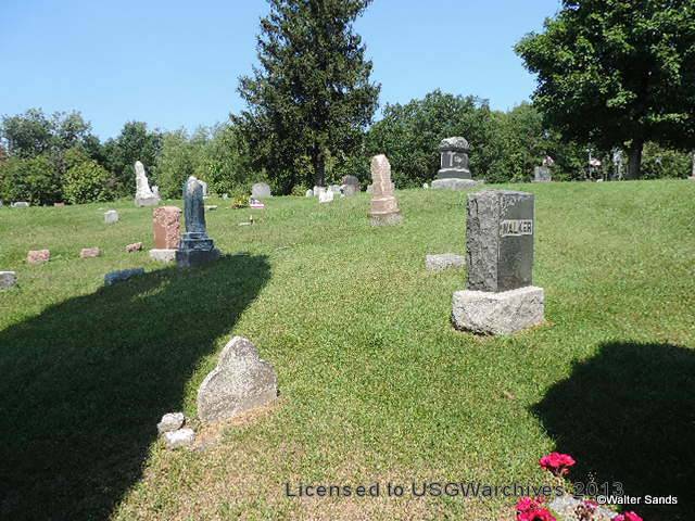 McLeish Cemetery overview