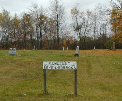 Seven Sorrows Cemetery Sign