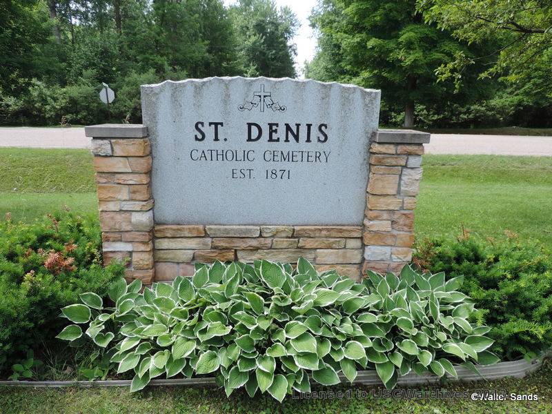 Saint Denis Cemetery sign