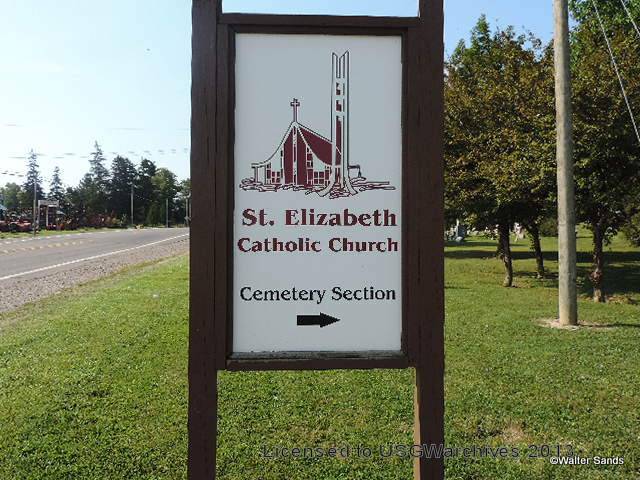 St. Elizabeth's Cemetery Cemetery Sign