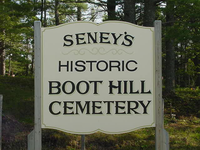 Boot Hill Cemetery sign