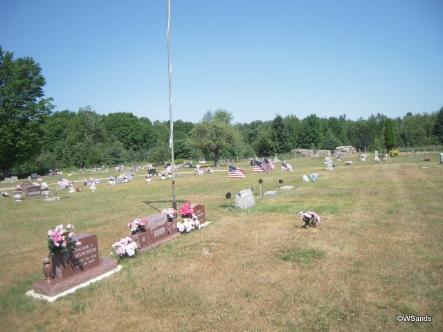 Riverside Cemetery sign