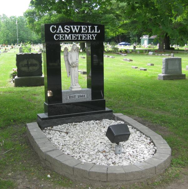 New Caswell Cemetery Sign