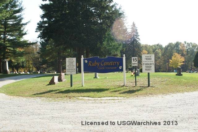 Ruby Cemetery Entrance