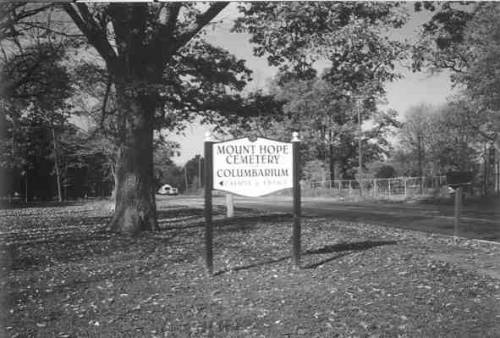 Mt. Hope Cemetery Entrance