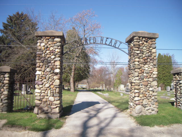 Sacred Heart Cemetery Sign
