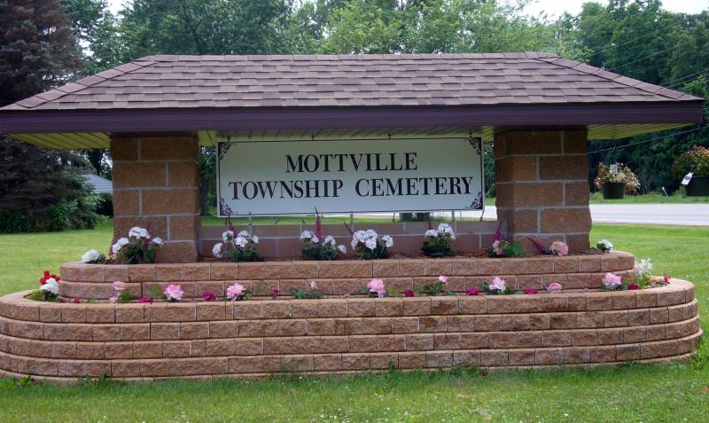 Mottville Twp. Cemetery Sign