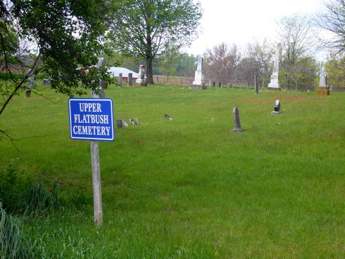 Upper Flatbush Cemetery sign