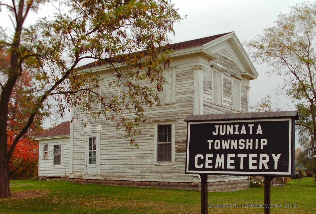 Juniata Township Cemetery sign