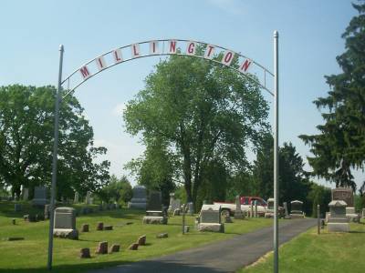 Millington Cemetery entrance