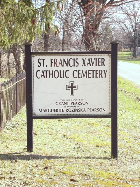 St. Francis Xavier Sign