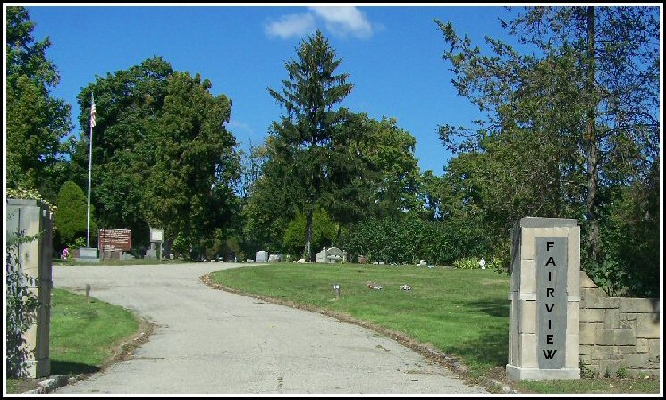 Fairview Cemetery Entrance