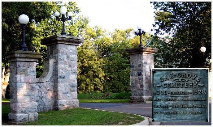 Oak Grove Cemetery entrance