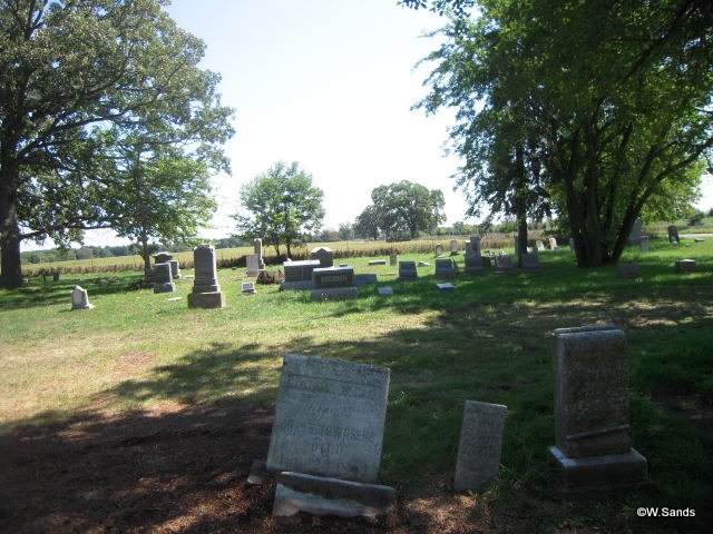 Sharon Hollow Cemetery overview