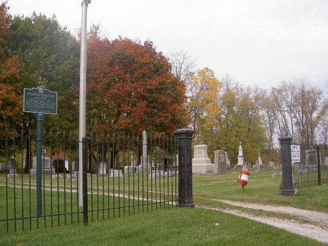Sheldon Cemetery Entrance