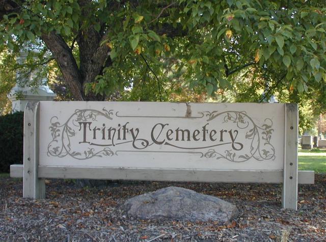 Trinity Lutheran Cemetery Sign